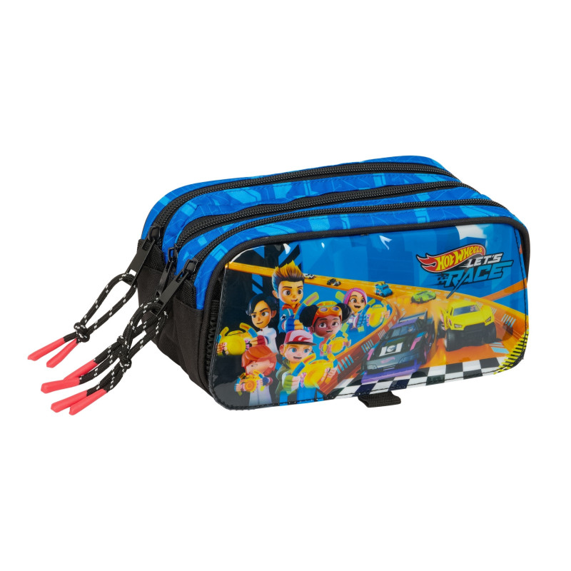 PORTATODO TRIPLE BIG HOT WHEELS "LET'S RACE" SAFTA25 ENERO 812538710