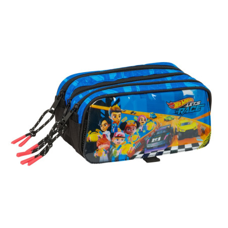 PORTATODO TRIPLE BIG HOT WHEELS "LET'S RACE" SAFTA25 ENERO 812538710