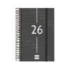 AGENDA YEAR E5 1DP 2026 NEGRO+ FINOCAM26 741096026 135 X 24 X 181 MM