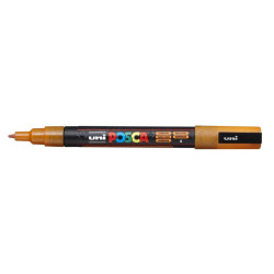 MARCADOR UNI-BALL POSCA PC-3ML PUNTA REDONDA 0,9-1,3MM PURPURINA NARANJA -4-