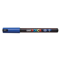 MARCADOR UNI-BALL POSCA PC-1MR PUNTA EXTRA FINA 0,7MM AZUL -33-