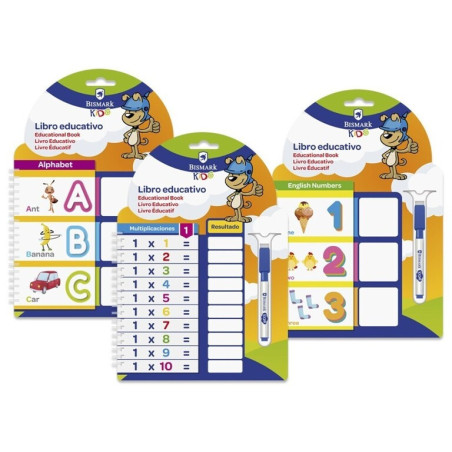 LIBRO EDUCATIVO BORRABLE CON ROTULADOR POESSA 331523 UNIDAD