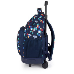 MOCHILA CON RUEDAS GABOL CUBIK GABOL25 236412046 EL TIRADOR TOTALMENTE EXTENDIDO MIDE 92 CM.