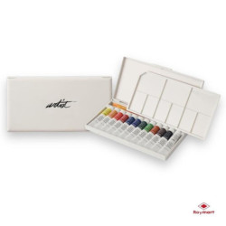 ACRILICOS EN ESTUCHE PLASTICO ALEX BOG 15 COLORES TUBOS 12ML PROFESSIONAL AB-0104