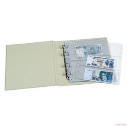 ALBUM PORTA BILLETES EURO PARDO MARRON C/CAJA 1340