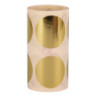 ETIQUETAS APLI GOMETS REDONDOS 45 MM METALIZADO ORO 18483 (1U)