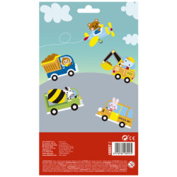 PEGATINAS ANIMALES TRANSPORTISTAS ACABADO HOLOGRAFICO 1 HOJA 18557 APLI (5U)