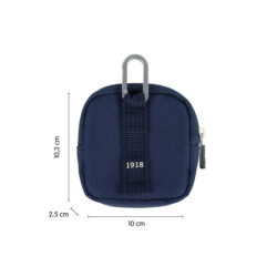 MONEDERO PEQUEÑO MILAN 430 SINCE 1918 AZUL 62104SNCB