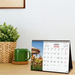 CALENDARIO SOBREMESA 2026 CIUDADES+ FINOCAM26 780324626 210 X 70 X 155 MM