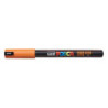 MARCADOR UNI-BALL POSCA PC-1MR PUNTA EXTRA FINA 0,7MM NARANJA -4-