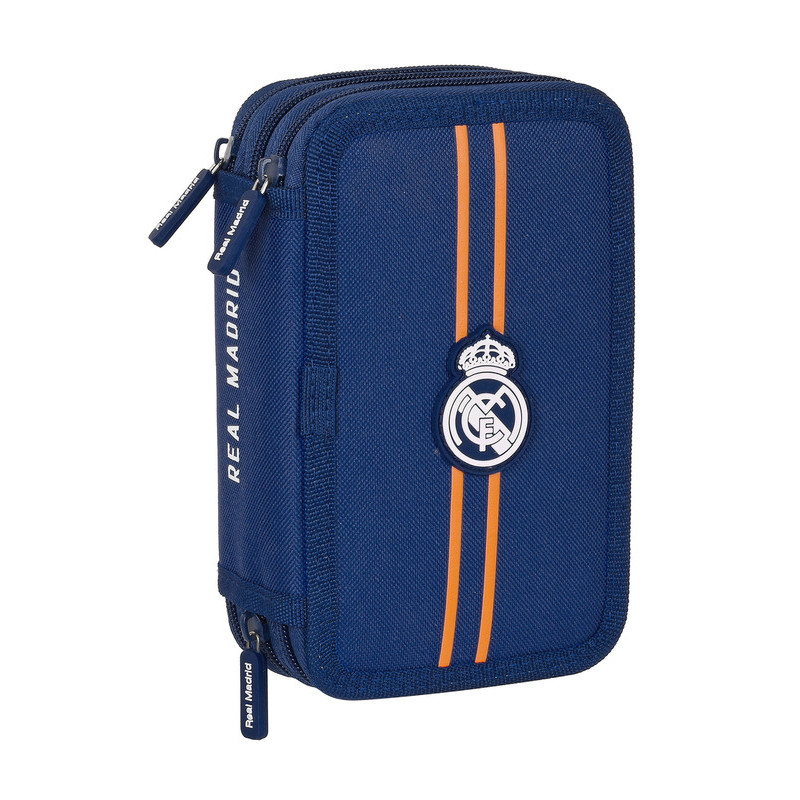 ESTUCHE CREMA TRIPLE 36 PCS REAL MADRID 2ª EQUIP. 412134857 19,5*12,5 SAFTA22