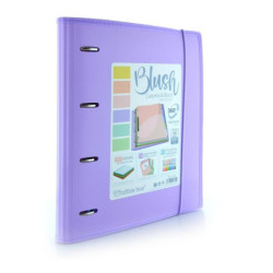 CARPEBLOC 4A 35MM OFFICEBOX PP BORDE TELA C/GOMA MORADO UNIDAD 43205MB