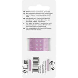 REGLA FABER-CASTELL 30CM AMBIDEXTRO LILA-TURQUESA SERIE DOTS IRROMPIBLE 172030