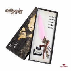 PLUMA CALIGRAFICA C/6 PUNTAS ESTUCHE ALEX BOG AB-0250