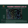 PIZARRA MAGICA LCD C/LAPIZ ALEX BOG LUMINOSA A-5 AB-0338 5 COLORES