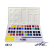 CAJA 48 ACUARELAS C/PINCELES AGUA ALEX BOG AB-0448