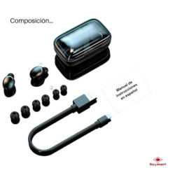 AURICULARES ALEX BOG BLUETOOTH MINI CON CARGADOR AB-045