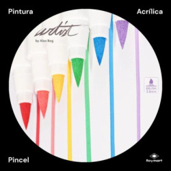 ROTULADOR ACRILICO PUNTA PINCEL PROFESIONAL 30 COLORES SURTIDOS AB-0652