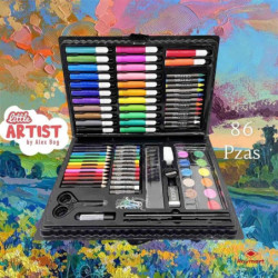 MALETIN DIBUJO ARTIST PLASTICO ART STUDIO 68 PZAS AB-1100