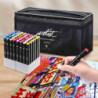 ROTULADOR DOBLE PUNTA PROFESIONAL MARKERS CAJA REGALO 160 COLORES SURTIDOS AB-1160 ALEX BOG