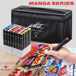 ROTULADOR DOBLE PUNTA PROFESIONAL MARKERS CAJA REGALO 160 COLORES SURTIDOS AB-1160 ALEX BOG