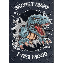 DIARIO A5 168H.C/CANDADO T REX MOOD ALEX BOG HS-1021