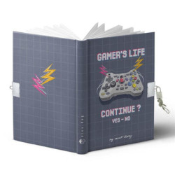 DIARIO A5 168H.C/CANDADO GAMES ALEX BOG HS-1049