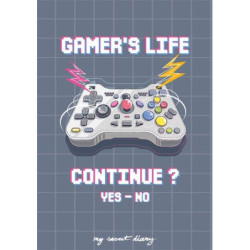 DIARIO A5 168H.C/CANDADO GAMES ALEX BOG HS-1049