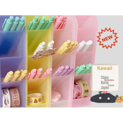 ORGANIZADOR VERTICAL 4 PISOS ESTRECHO 5 COLORES SURTIDOS KW-006 ALEX BOG