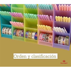 ORGANIZADOR VERTICAL 4 PISOS ANCHO 5 COLORES SURTIDOS KW-010 ALEX BOG