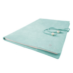 LIBRETA LLIBELLE A-4 MODELO BARI COLOR JADE AILSHG0001 - 0010 UNIDAD