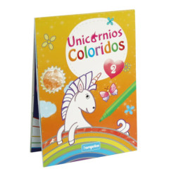 CUADERNO PINTACOLOR EUROPRICE UNICORNIOS COLORIDOS 2 MOD PI7523