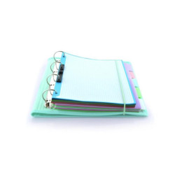 CARPEBLOC 4A 35MM OFFICEBOX PP BORDE TELA C/GOMA AZUL UNIDAD 43205AB