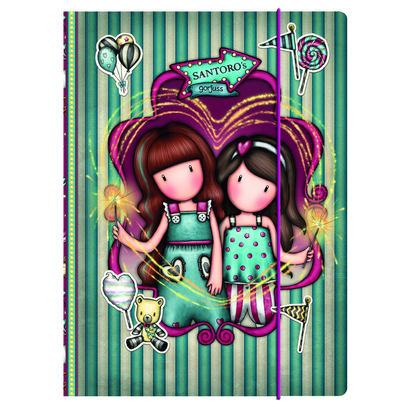 CARPETA FOLIO 3 SOLAPAS GORJUSS GORJUSS™ FAIRGROUND "FIREWORKS" SAFTA23 ENERO 812GJ14