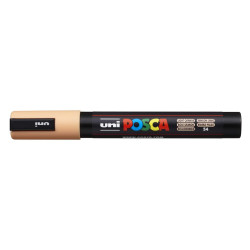 MARCADOR UNI-BALL POSCA PC-5M PUNTA REDONDA 1,8-2,5MM NARANJA CLARO -54-