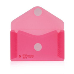 DOSSIER VELCRO OFFICEBOX 6,2*10,5 ROJO BOLSA 10U 90646