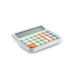 CALCULADORA SOBREMESA OFFICE BOX TECLAS RELIEVE SOFT BLANCA LT-D1500