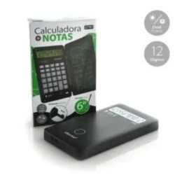 CALCULADORA BOLSILLO OFFICE BOX 12 DIGITOS + NOTAS ELECTRONICA LT-N1
