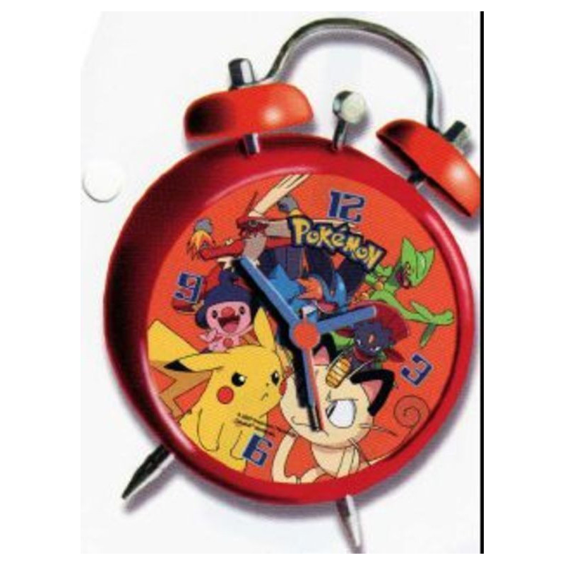 RELOJ CYP POKEMON DESPERTADOR PEQUEÑO RD-11-PK ^