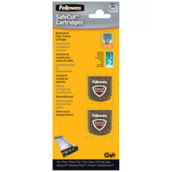 CUCHILLA FELLOWES FUSION REPUESTO BLISTER 2U CORTE RECTO 54114