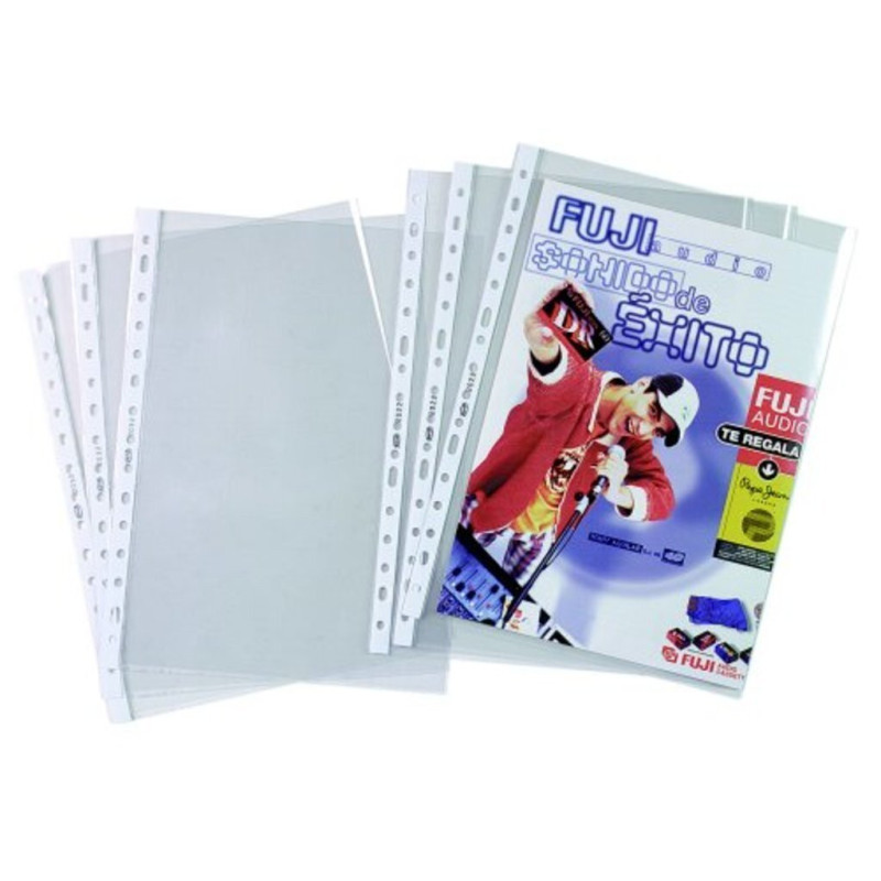 FUNDA MULTITALADRO A-4 REFUERZO PARDO 6832 C/100U