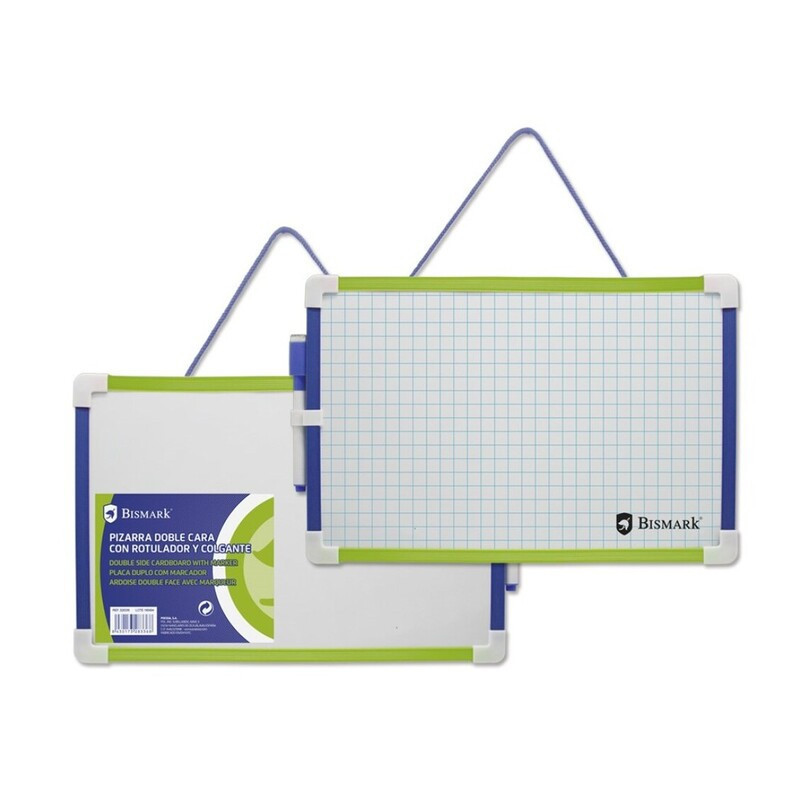 PIZARRA BLANCA BISMARK C/BORRADOR Y ROTULADOR 30*20 328336 UNIDAD POESSA