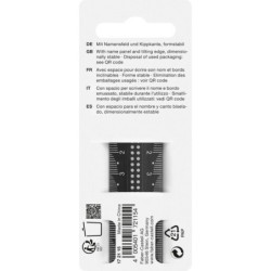 REGLA FABER-CASTELL 15CM AMBIDEXTRO AZUL-NEGRO SERIE DOTS IRROMPIBLE 172115