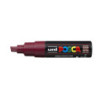 MARCADOR UNI-BALL POSCA PC-8K BISEL GRUESO 8MM ROJO VINO -60-