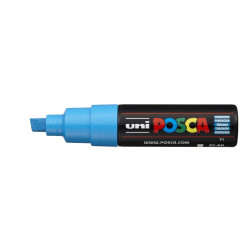 MARCADOR UNI-BALL POSCA PC-8K BISEL GRUESO 8MM TURQUESA -71-