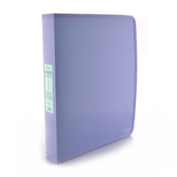 CARPETA 4A 40 OFFICEBOX PP BORDE TELA PASTEL MORADO UNIDAD 44005MB
