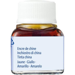 TINTA CHINA PELIKAN 523 FRASCO AMARILLO Nº5