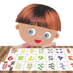 JUEGO FOURNIER HEADU 123 PUZZLE NUMBERS QUANTITIES SEQUENCES 130012059