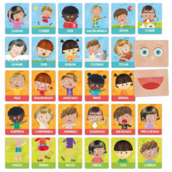 JUEGO FOURNIER HEADU FLASH CARDS EMOCIONES Y ACCIONES ES24872