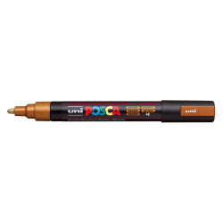 MARCADOR UNI-BALL POSCA PC-5M PUNTA REDONDA 1,8-2,5MM BRONCE METALICO -42-